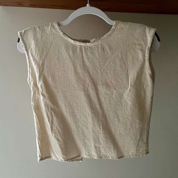 Cotton Flower Tops - Cotton Flower Clothing Tara Top - Natural/Cream | NWOT